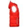 Chaleco acolchado con capucha hombre JN1076. Color red/white.