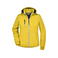 Chaqueta softshell con capucha mujer JN1077. Color sun/yellow/navy/white.