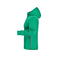 Chaqueta softshell con capucha mujer JN1077. Color irish/green/navy/white.