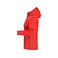 Chaqueta softshell con capucha mujer JN1077. Color red/navy/white.
