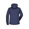 Chaqueta softshell con capucha mujer JN1077. Color navy/navy/white.