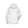 Chaqueta softshell con capucha mujer JN1077. Color white/white/navy.
