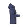 Chaqueta softshell con capucha mujer JN1077. Color navy/navy/white.