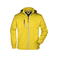 Chaqueta softshell con capucha hombre JN1078. Color sun/yellow/navy/white.