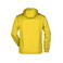Chaqueta softshell con capucha hombre JN1078. Color sun/yellow/navy/white.