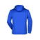 Chaqueta softshell con capucha hombre JN1078. Color nautic/blue/navy/white.