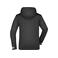 Chaqueta softshell con capucha mujer JN1097. Color black/silver.