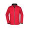 Chaqueta softshell mangas desmontables mujer JN1121. Color red/black.