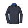 Chaqueta softshell mangas desmontables mujer JN1121. Color navy/royal.