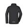 Chaqueta softshell mangas desmontables mujer JN1121. Color black/silver.