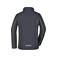 Chaqueta softshell mangas desmontables mujer JN1121. Color iron/grey/green.