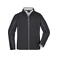 Chaqueta softshell mangas desmontables hombre JN1122. Color black/silver.