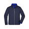 Chaqueta softshell mangas desmontables hombre JN1122. Color navy/royal.