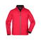 Chaqueta softshell mangas desmontables hombre JN1122. Color red/black.