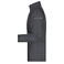 Chaqueta softshell mangas desmontables hombre JN1122. Color iron/grey/green.