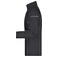 Chaqueta softshell mangas desmontables hombre JN1122. Color black/silver.
