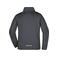 Chaqueta softshell mangas desmontables hombre JN1122. Color iron/grey/green.