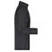 Chaqueta softshell mangas desmontables hombre JN1122. Color black/silver.
