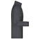 Chaqueta softshell mangas desmontables hombre JN1122. Color iron/grey/green.