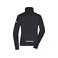 Chaqueta softshell ligera mujer JN1125. Color black/light/red.