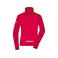 Chaqueta softshell ligera mujer JN1125. Color light/red/black.