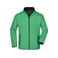 Chaqueta softshell hombre JN1130. Color green/navy.