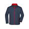 Chaqueta softshell hombre JN1130. Color iron/grey/red.