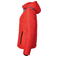 Plumífero con capucha mujer JN1133. Color red/anthracite/melange.