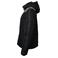 Plumífero con capucha mujer JN1133. Color black/anthracite/melange.