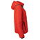 Plumífero con capucha mujer JN1133. Color red/anthracite/melange.