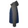 Plumífero con capucha hombre JN1134. Color navy/anthracite/melange.
