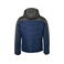 Plumífero con capucha hombre JN1134. Color navy/anthracite/melange.