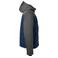 Plumífero con capucha hombre JN1134. Color navy/anthracite/melange.