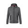 Sudadera con capucha y cremallera hombre JN1144. Color dark/melange.