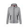 Sudadera con capucha y cremallera hombre JN1144. Color light melange.