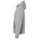 Sudadera con capucha y cremallera hombre JN1144. Color light melange.