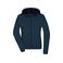 Chaqueta softshell con capucha mujer JN1145. Color navy/navy.