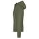 Chaqueta softshell con capucha mujer JN1145. Color olive/camouflage.