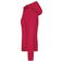 Chaqueta softshell con capucha mujer JN1145. Color red/black.