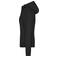 Chaqueta softshell con capucha mujer JN1145. Color black/black.