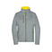 Chaqueta softshell mujer JN1147. Color dark/melange/yellow.