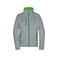 Chaqueta softshell mujer JN1147. Color dark/melange/green.