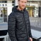Chaqueta acolchada con capucha hombre JN1156. .