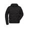 Chaqueta acolchada con capucha hombre JN1156. Color black/black.