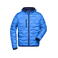 Chaqueta acolchada con capucha hombre JN1156. Color blue/navy.