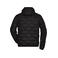 Chaqueta acolchada con capucha hombre JN1156. Color black/black.