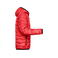 Chaqueta acolchada con capucha hombre JN1156. Color red/black.
