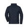 Chaqueta acolchada reciclada hombre JN1162. Color navy/matt.