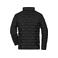 Chaqueta acolchada reciclada hombre JN1162. Color black/matt.