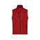 Chaleco softshell reciclado de tres capas hombre JN1170. Color red.